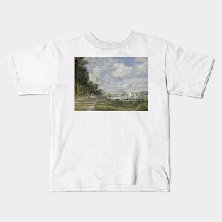 Bassin d'Argenteuil by Claude Monet Kids T-Shirt